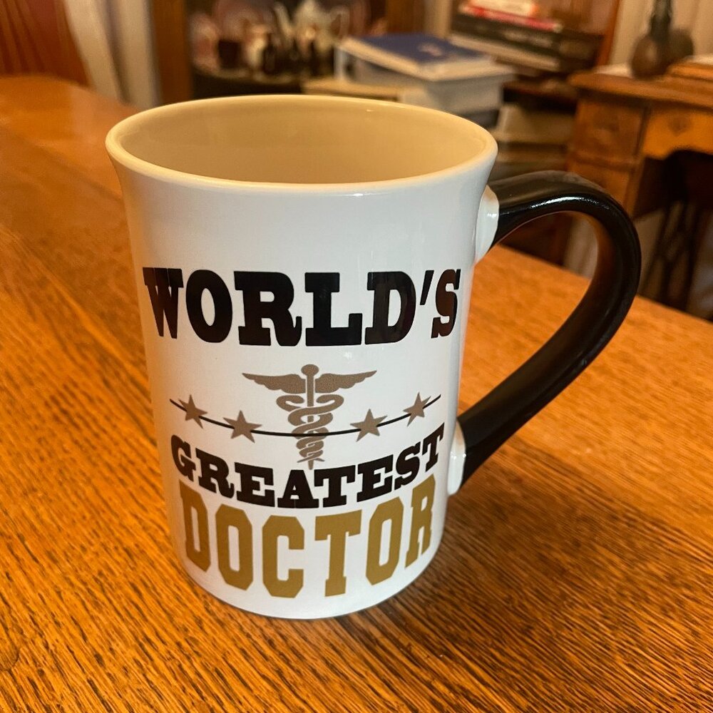 Worlds Greatest Doctor Tall Coffee Cup Mug by Cottage Creek